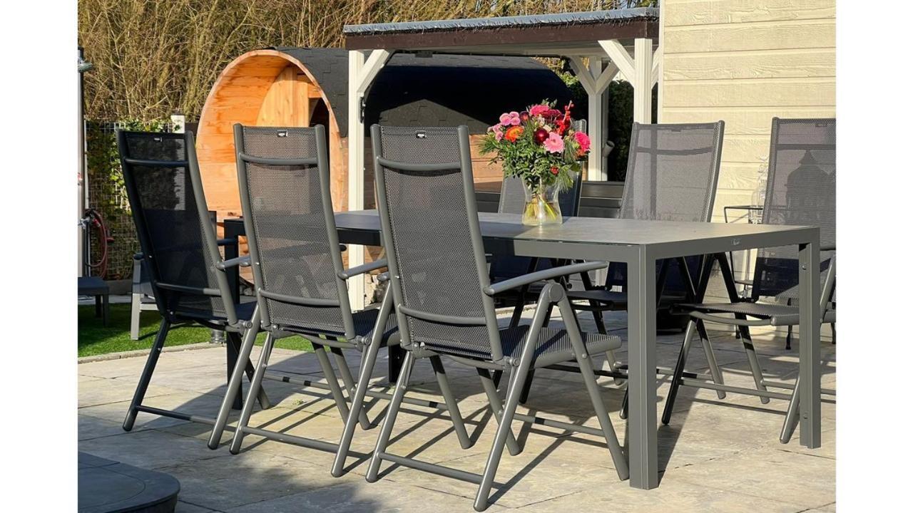 Chalet Buutengeweun, Met Luxe Jacuzzi En Tonsauna Sint-Annaland Exterior foto